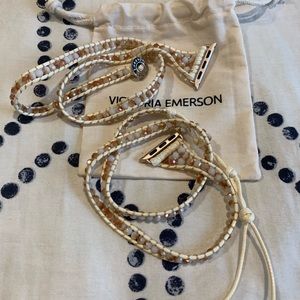 Victoria Emerson Sunrise on Ivory AppleW Strap